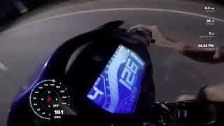 Yamaha y16zr top speed GPS 200kmh #y155#y16zr#y15zr