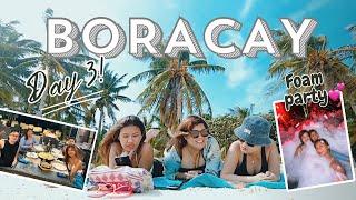 BORACAY Vlog 2023: Day 3 DIY Itinerary | Foam Party in Fairways + Late Birthday Celeb in Two Seasons