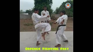 Defence Fighting Feet Performance | Vishwateja | Nishanth | JKAI-Shotokan Karate Association