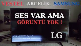 SES VAR AMA GÖRÜNTÜ GİDİP GELİYOR-TV EKRANI FLASH YAPIYOR