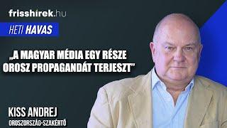 Kiss Andrej: „A magyar média egy része orosz propagandát terjeszt” ⏐ FrissHírek Podcast