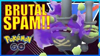 *NEW* SHADOW GALARIAN WEEZING IS RIDICILOUSLY SPAMMY!! | POKÉMON GO BATTLE LEAGUE