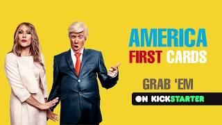 Klemen Slakonja as Trump & Melania - AMERICA FIRST CARDS (Kickstarter Video)