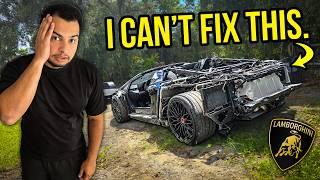 This Abandoned Lamborghini Aventador Wasn't Worth Fixing...So I'm Rebuilding It.