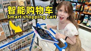 中国超市还能这样高科技？智能购物车惊呆老外！How can Chinese supermarkets be so high-tech?