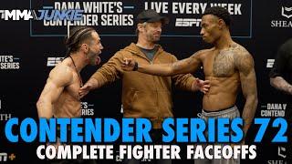 Dana White's Contender Series 72 Full Fight Card Faceoffs from Las Vegas