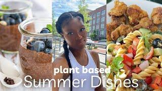 Plant Based Summer Favorites | Lemon Pepper Cauliflower Wings, Pasta Salad, Chocolate Chia Pudding