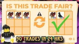 I ACCEPTED 90 TRADES for 24 hours | Roblox Adopt Me!