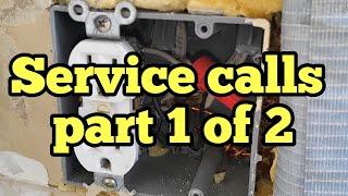 Electrical Service calls - The 360 Electrician  - Part 1 of 2 #electricianlife