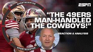 Reacting to the 49ers DOMINATING the Cowboys  'The LBs were key!' - Tim Hasselbeck | SportsCenter