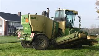 Wiverco gras maaien Krone Big M 420 en gras hakselen Krone Big X 700 ( 2020 )