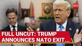 FULL: Trump's Blazing Attack On NATO, Ukraine; 'Russia Russia Russia Threat, It's A Total Hoax'