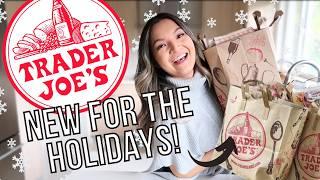 Huge Trader Joe's Holiday Haul! New items for the holidays!