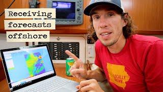 How we get weather forecasts offshore (Iridium Go/PredictWind walk through) // Ryan's tech corner #9