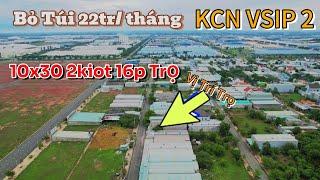 Cập Trọ KCN VSIP 2 Vĩnh Tân Tân Uyên Bình Dương thu nhập 22tr/tháng (039 4444 200)