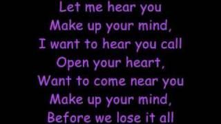 Europe - Open your Heart - Lyrics