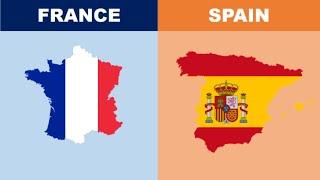 France vs Spain - Country Comparison 2022