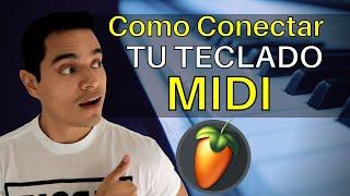 Como Usar TECLADO MIDI en FL STUDIO | Configurar teclado Midi