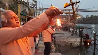 ओम्कारेश्वर से माँ नर्मदा आरती / MAA NARMADA AARTI/Omkareshwar/sk10 Bhakti