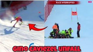 Gino Cavieze crash at Super G Alpine Skiing World Cup | Gino Cavieze unfall stürzt schlimm in Bormio