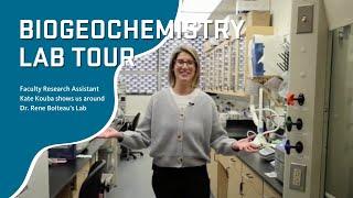 Boiteau Lab Tour: Faculty Research Assistant Kate Kouba shows us a CEOAS biogeochemistry lab