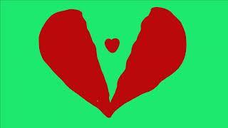 Heart animation green screen copyright free download