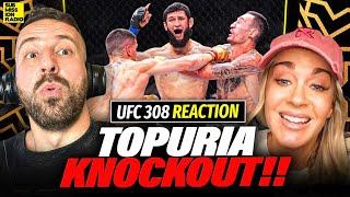 UFC 308 POST W/ LAURA SANKO: Ilia Topuria KOs Max Holloway, Khamzat "TOO DEVASTATING" for DDP!