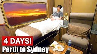 $4,600 Australia's Most Luxurious Sleeper Train | Indian Pacific (Adelaide→Sydney)