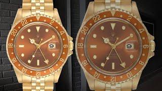 Rolex GMT Master Rootbeer 18K Yellow Gold Vintage Mens Watch 16718 | SwissWatchExpo