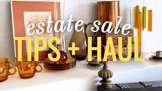 7 Estate Sales TIPS for How to Score CHIC & AFFORDABLE Home Decor!