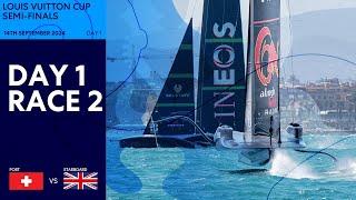 Louis Vuitton Cup Semi-Final Race 2 | Alinghi Red Bull Racing vs. INEOS Britannia | Full Replay