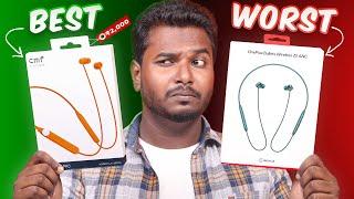 Best Neckband Under ₹2000| CMF Neckband Pro vs OnePlus Bullets Z2 ANC  எது Best...?