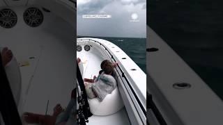 Intense Scene as Boat Outruns Storm | AccuWeather