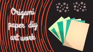 #Artandcraft #origami #paper || Origami paper craft diy || Anjali's Art Theater ||