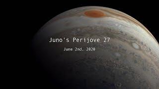 Juno's Perijove 27, June 2 2020