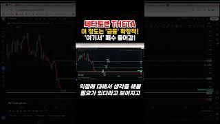 세타토큰 THETA 이 정도는 '급등' 확정적!! '여기서' 매수 타이밍..? 야무진 차트 정확도 99.9% #shorts #THETA #쎄타토큰 #쎄타토큰전망 #쎄타토큰코인