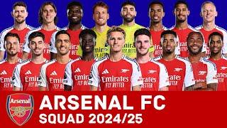 ARSENAL FC Full Squad For Season 2024/25 | Arsenal | FootWorld