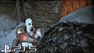 Young Kratos Meets THOR Boss Fight Scene - God of War Ragnarok (4K 60FPS)