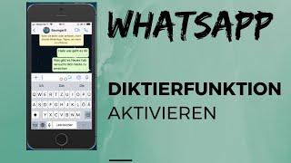 WhatsApp Diktierfunktion aktivieren