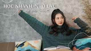 Phương pháp học nhanh, nhớ lâu ai cũng nên thử | From Sue