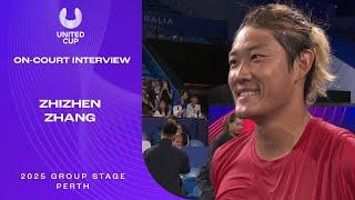 Zhizhen Zhang On-Court Interview | United Cup 2025 Group E