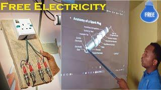 Free Electricity Energy with spark plugs and Magnet theories and practical (Fk Tech)