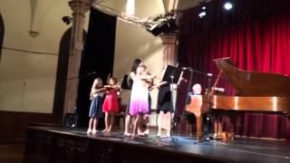 Julia's violin recital, All violinists from Music Education