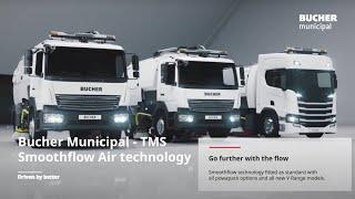 Bucher Municipal - Truck Mounted Sweepers Smoothflow Air technology