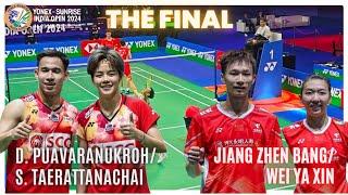 JIANG ZHEN BANG/WEI YA XINVS PUAVARANUKROH/SAPSIREE:YONEX SUNRISE INDIA OPEN 2024 | FINAL