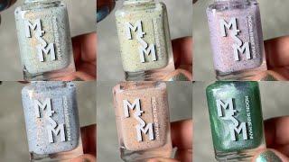 Moon Shine Mani - Watercolor Bouquet Collection | Nail Polish Swatch & Review | JESSFACE90