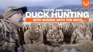 Steve and Cal Duck Hunt with the Boys