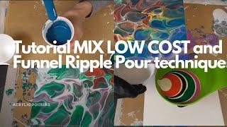 TUTORIAL Fluid Painting - How do I mix my colors with glue and water! - Acrylic Pouring