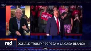 Donald Trump regresa a la casa blanca