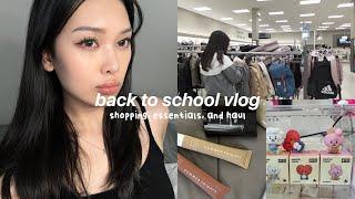 BACK TO SCHOOL vlog️: university essentials, huge college supplies haul, new backpack